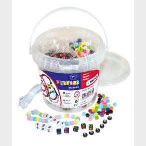 Playbox Bogstavsperler I Spand 1000 Stk