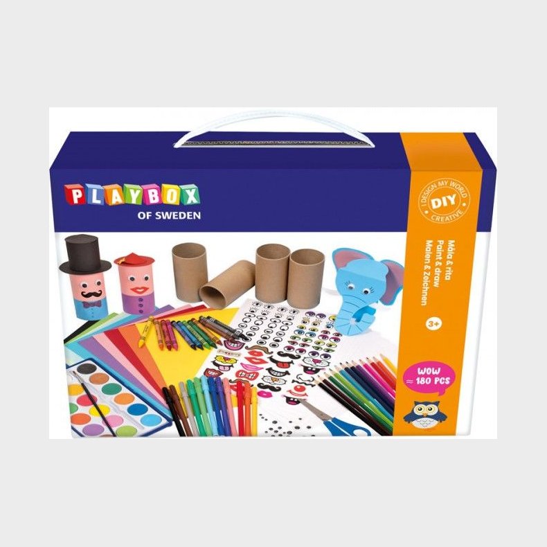 Playbox Kreast Tegn og Mal