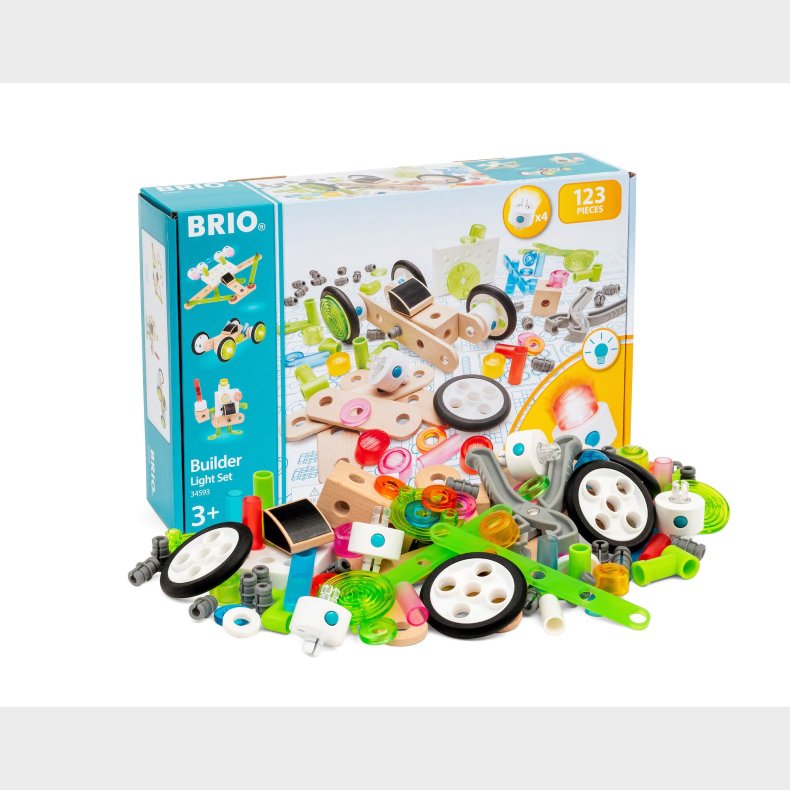 BRIO 34593 Builder Byggest m. Lys