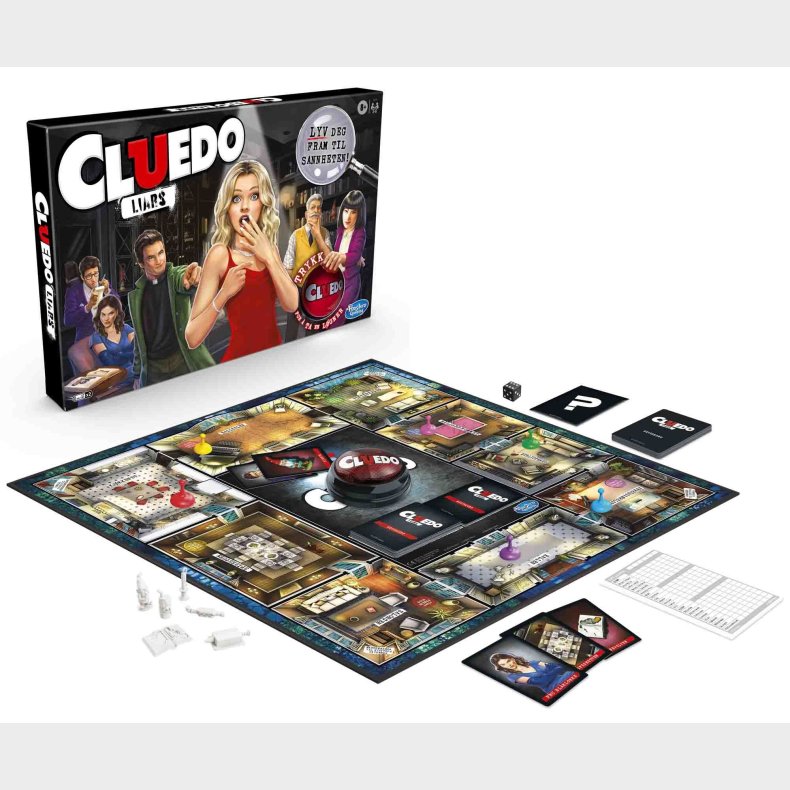 Cluedo Det Klassiske Detektivspil Lgner Edititon, S&auml;llskapsspel