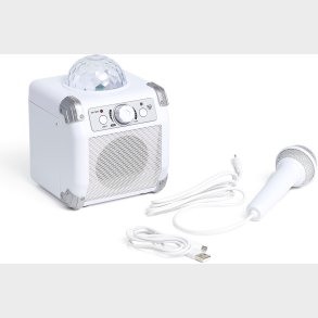 Cloudberry Castle Karaokemaskine med Mikrofon og Diskokugle