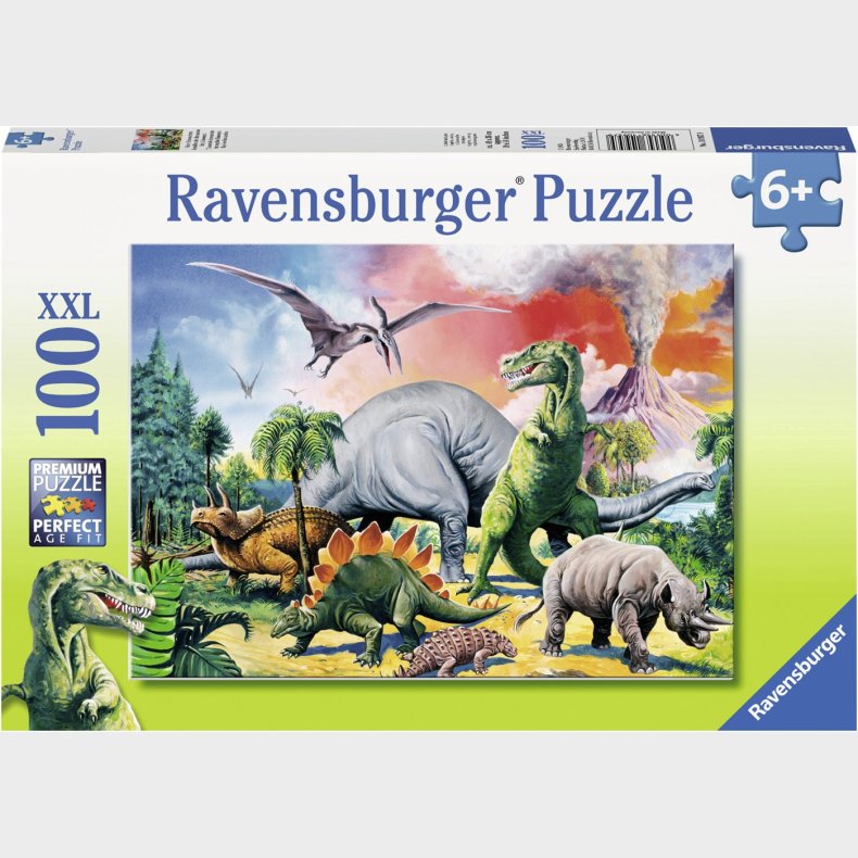 Ravensburger Puslespil Dinosaurer 100 Brikker