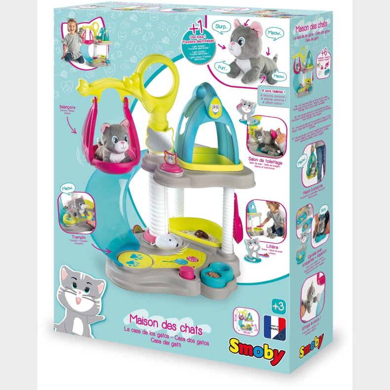 Smoby Kat Med Hus &  Tilbehr