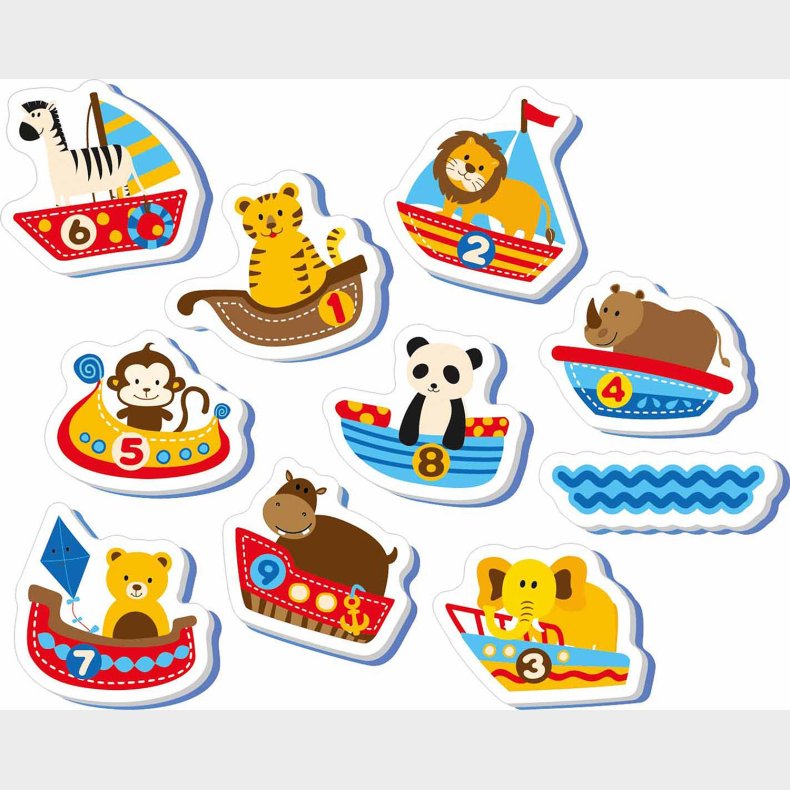 N&ucirc;by Badelegetj Animal Foam Set, Grn