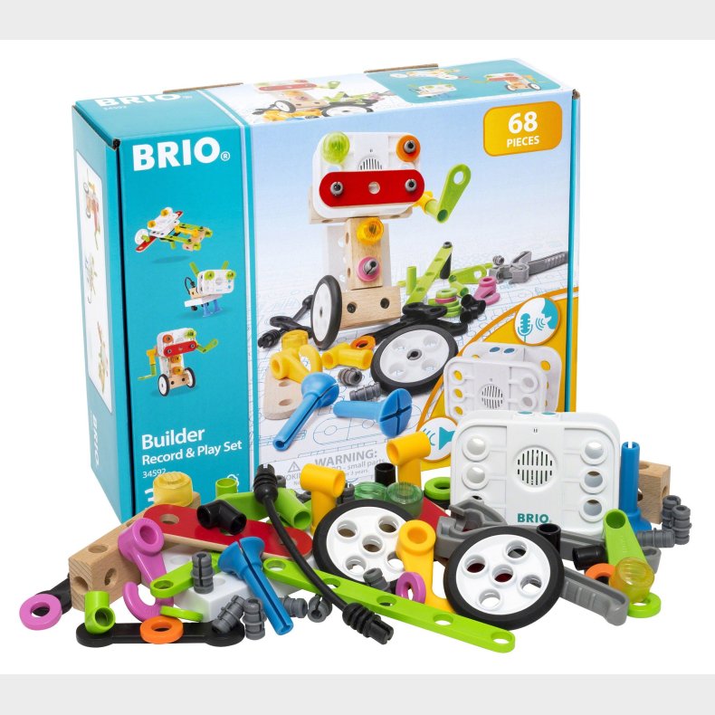 Brio 34592 Builder legest med optager og afspiller