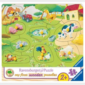 Ravensburger Knoppuslespil Bondegrd 9 Brikker