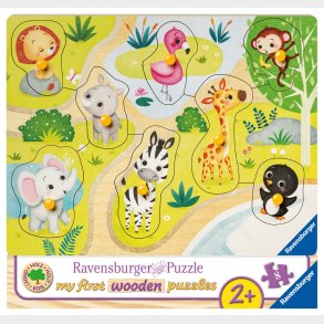 Ravensburger Knoppuslespil Zoodyr 8 Brikker