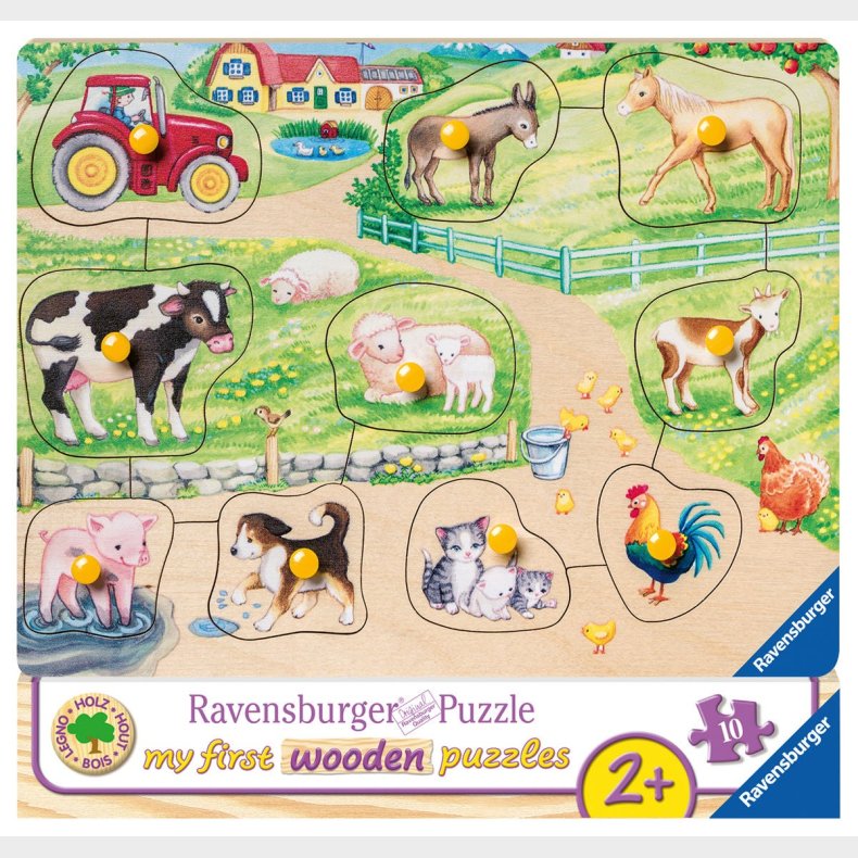 Ravensburger Knoppuslespil Morgen P Grden 10 Brikker
