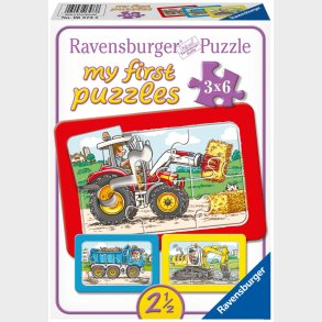 Ravensburger Puslespil Arbejdskretjer 3x6 Brikker