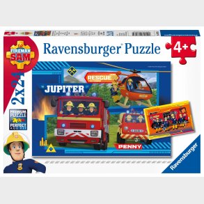 Ravensburger Puslespil Brandmand Sam 2x24 Brikker