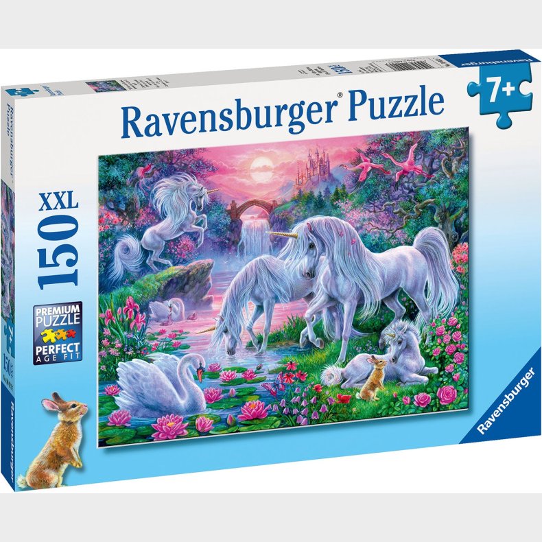 Ravensburger Puslespil Enhjrning I Solnedgang 150 Brikker