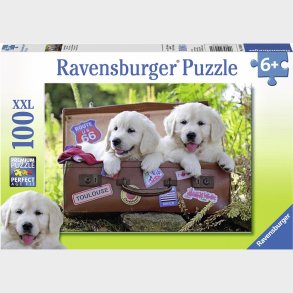 Ravensburger Puslespil Rejsende Hundehvalpe 100 Brikker