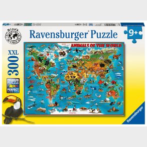 Ravensburger Puslespil Dyrenes Verden 300 Brikker