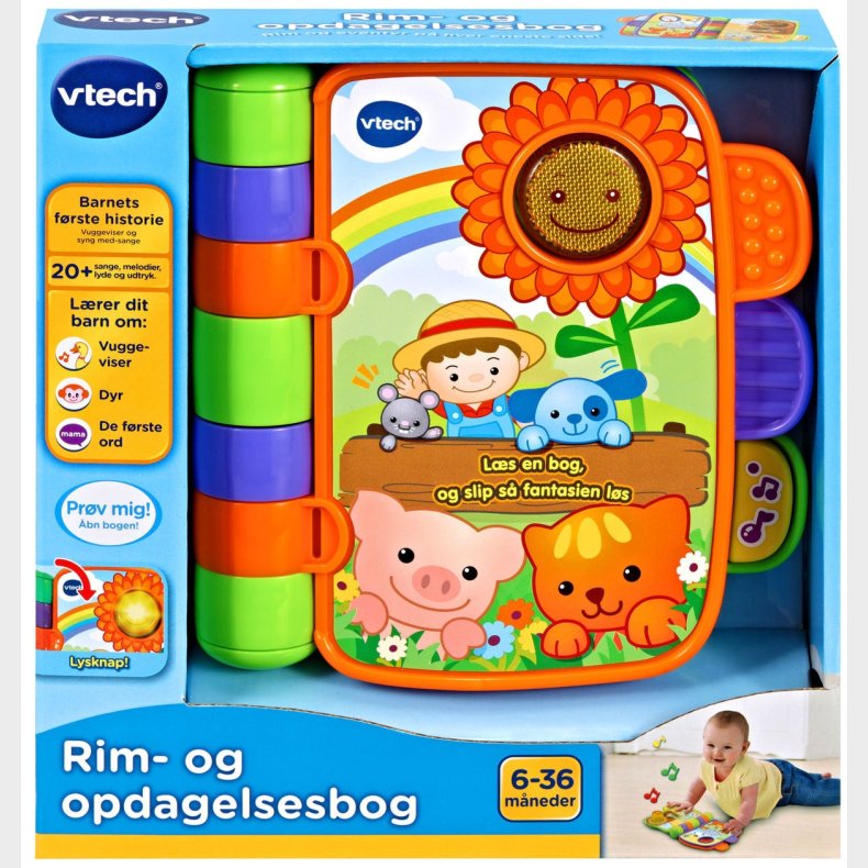 Vtech Baby Rim- &amp;  Opdagelsesbog