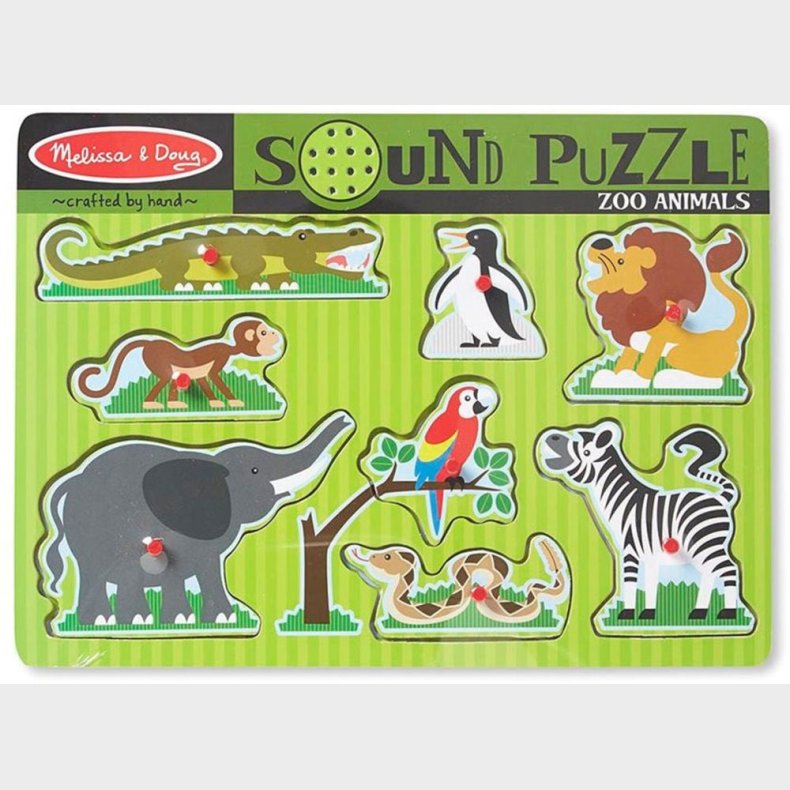 Melissa &amp;  Doug Puslespil m. Lyd Zoodyr