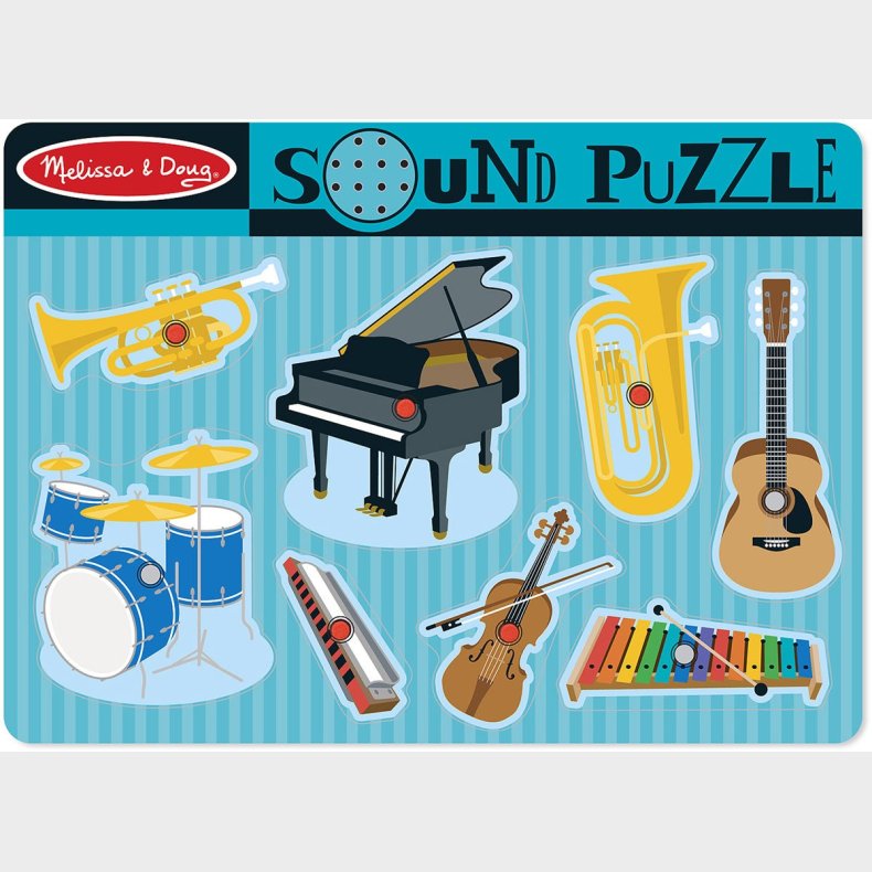 Melissa &amp;  Doug Puslespil m. Lyd Instrument