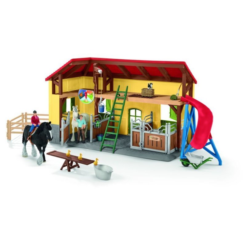 Schleich Farm World Legest Hestestald