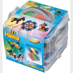 Hama Perler &  Opbevaringskasse 6000 stk