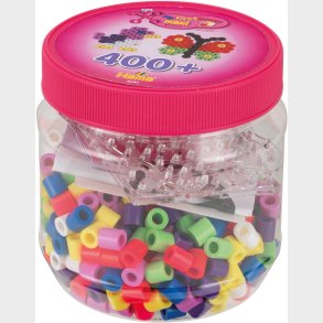 Hama Maxi Perlekasse 400 stk. Lyserdt Lg