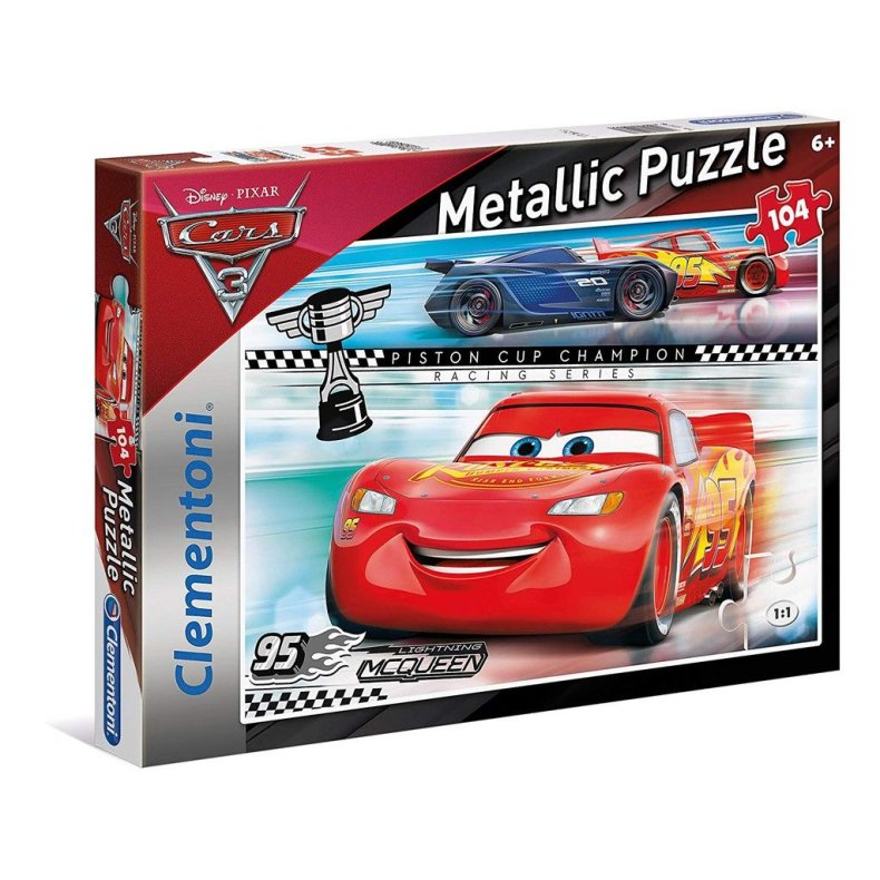 Disney Cars 3 Puslespil Piston Cup Champion Metallic 104 Brikker