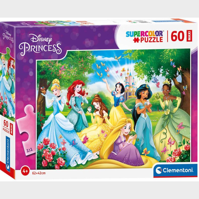 Disney Princess Maxi Puslespil 60 Brikker