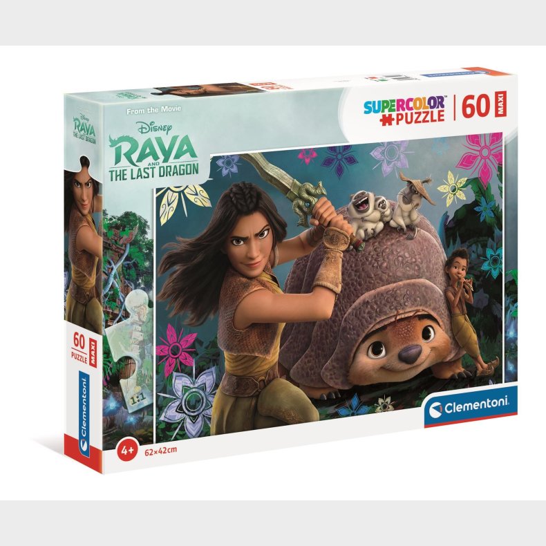 Disney Raya Puslespil Maxi, 60 Brikker