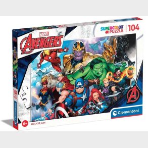 Marvel Avengers Puslespil 104 Brikker