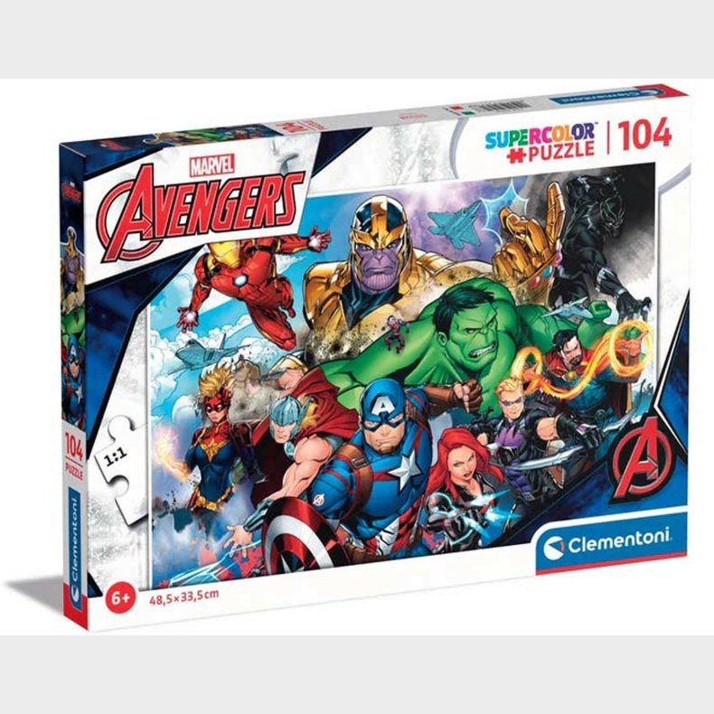 Marvel Avengers Puslespil 104 Brikker