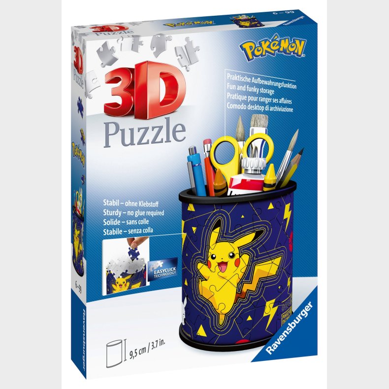Ravensburger Pokemon 3D-Puslespil Blyantsholder 54 Brikker