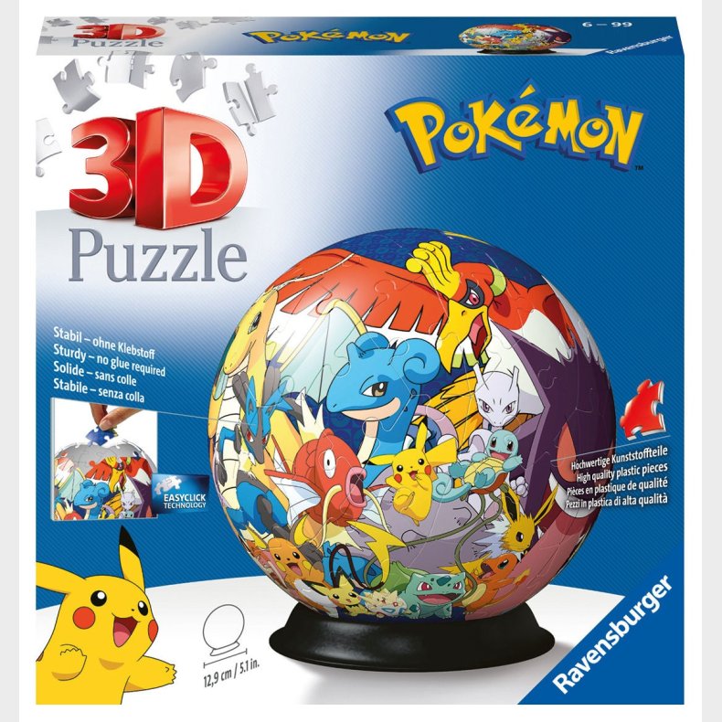 Ravensburger Pokemon 3D-Puslespil, 72 Brikker