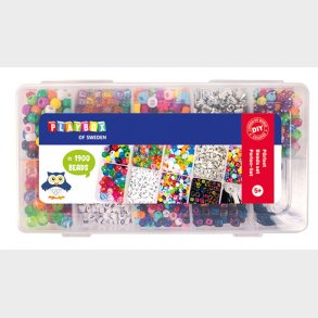 Playbox Plastikperler i Opbevaringsske