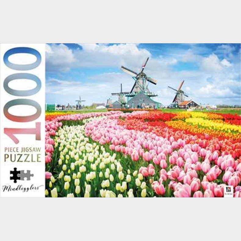 Mindbogglers Puslespil Dutch Windmills Netherlands 1000 Brikker