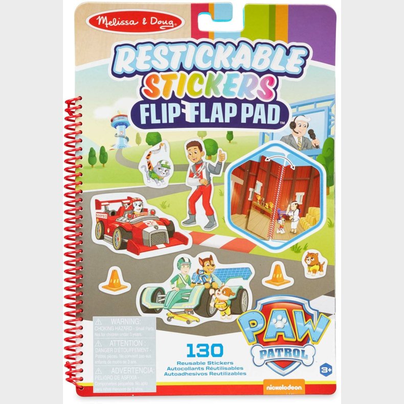 Melissa &amp;  Doug Paw Patrol Genanvendelige Klistermrker Klassiske Opgaver