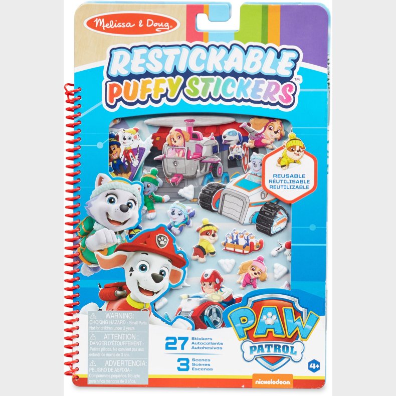 Melissa &amp;  Doug Paw Patrol Klistermrkebog Jakes Berg