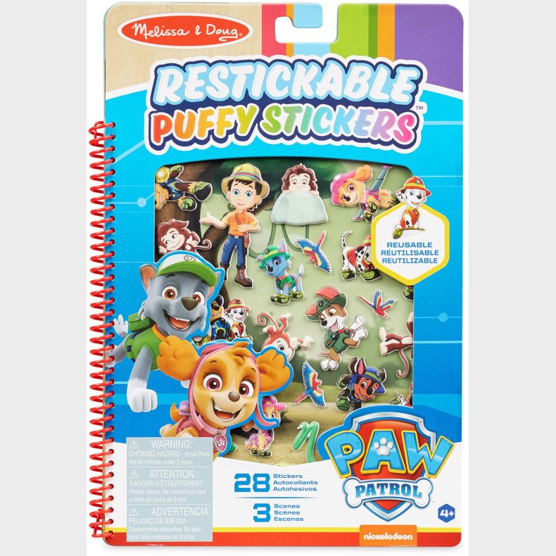 Melissa &amp;  Doug Paw Patrol Klistermrkebog Jungle