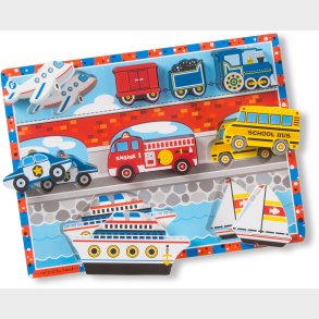 Melissa &  Doug Puslespil Biler 9 Brikker