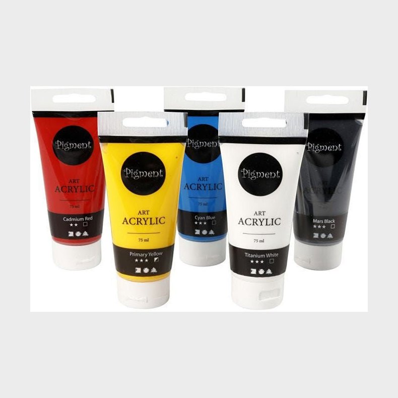 Pigment Art Acrylic Blandede Farver Grundfarver