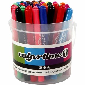 Colortime Tusser Blandede Farver 42 stk.