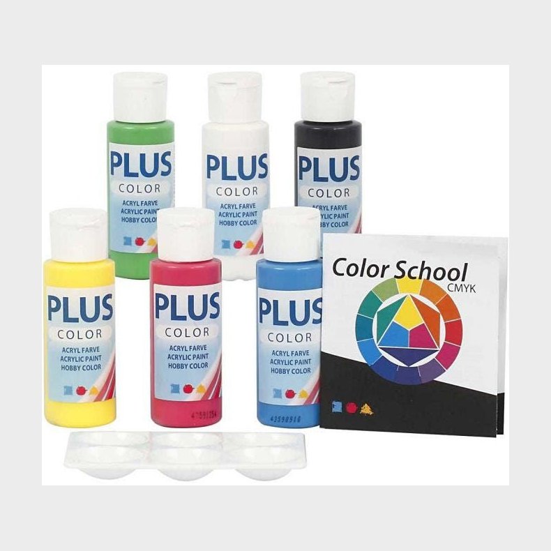 Plus Color Hobbyfarve Grundfarver