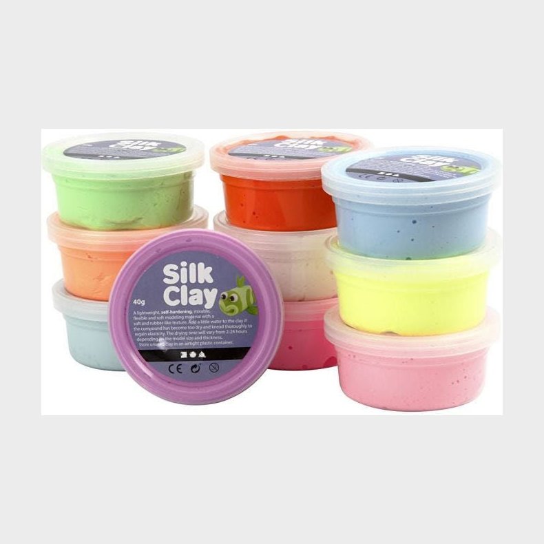 Silk Clay Blandede Farver Basic 2