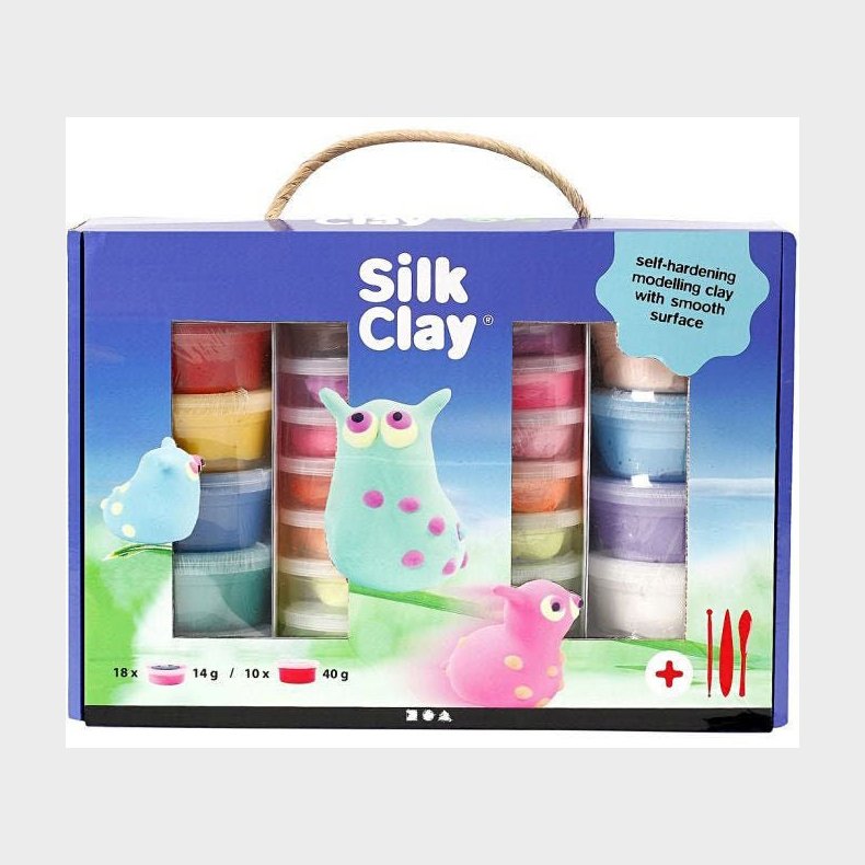 Silk Clay Gaveske Blandede Farver