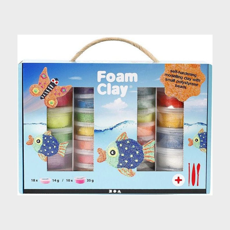 Foam Clay Gaveske Blandede Farver