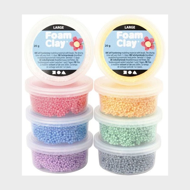 Foam Clay Large Blandede Farver