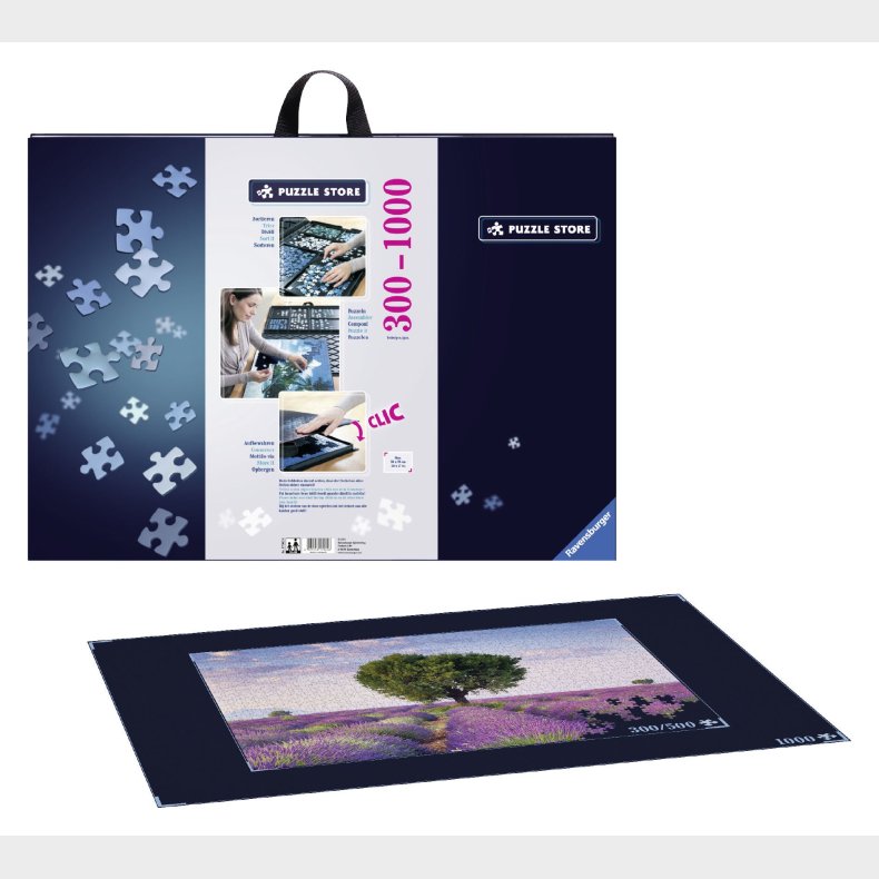 Ravensburger Puslespilsmtte m. Opbevaring, 300-1000 Brikker