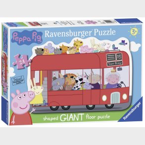 Ravensburger Gulvpuslespil Gurli Gris Bus, 24 Brikker
