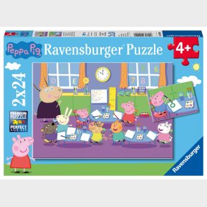 Ravensburger Puslespil Gurli Gris, 2X24 Brikker