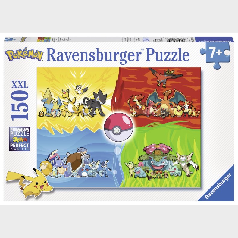 Ravensburger Puslespil Pok&eacute;mon, 150 Brikker