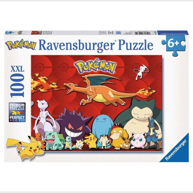Ravensburger Puslespil Min Favorit Pok&eacute;mon, 100 Brikker