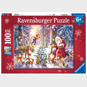 Ravensburger Puslespil Jul i Skoven, 100 Brikker