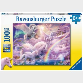 Ravensburger Puslespil Unicorn Pagasai, 100 Brikker